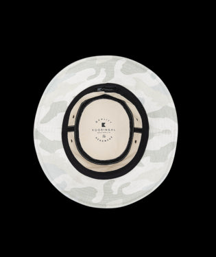 Image of Mens Mission Bucket Hat Sand from underneath